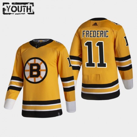 Boston Bruins Trikot Trent Frederic 11 2020-21 Reverse Retro Authentic - Kinder
